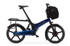 GoCycle G4 Folding E-Bike | Blue with Rack and Front Bag | EBike Studio