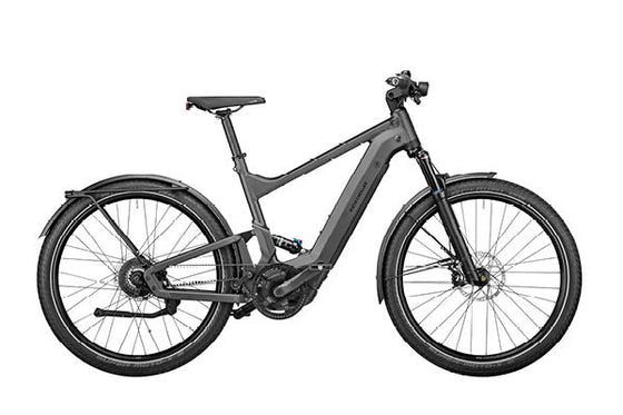 Riese & Muller Delite GT Vario E-Bike - Urban Grey with urban pannier rack